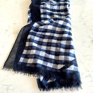 JACOB Blue and White scarf